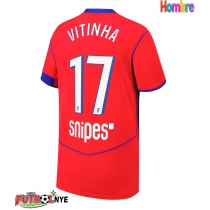 Camiseta Paris Saint-Germain Vitinha #17 Tercera Equipación 2025-26 manga corta